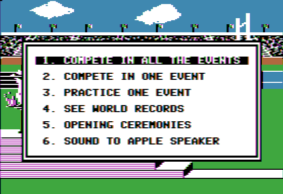 Summer Games screenshot 3 for Sega Master System
